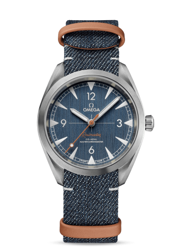 Omega Railmaster Omega Co-Axial Master Chronometer 40 Stainless Steel / Blue / NATO